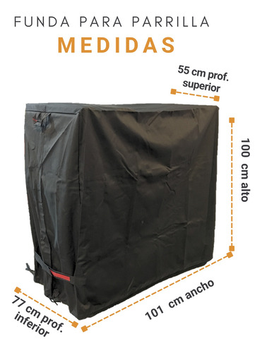 Funda Coverall Oval 55cm Lona Pvc Impermeable