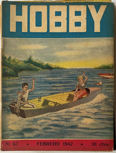 Antigua Revista Hobby Nº 67 1942 Manualidades Artesanías, G2