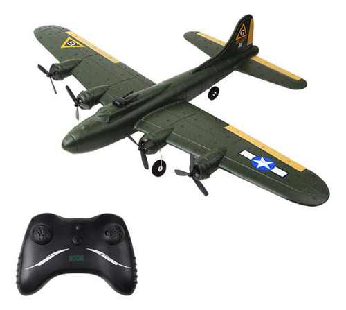 Para Avión De Control Remoto Niños Niños Ejercito Verde /