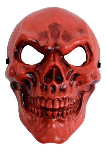 Máscara Craneo Roja, Halloween - Telecompras Cs