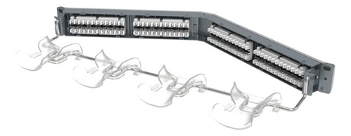 Patch Panel 24p Angular Cat6a Gigaspeed X10d Commscope