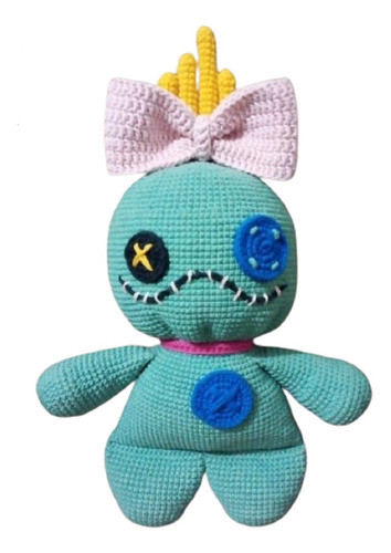 Muñeco Trapos (lilo Y Stitch) Tejido A Crochet 