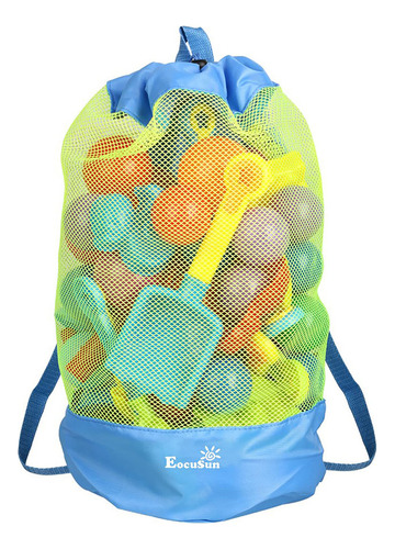 Eocusun Bolsa De Playa De Malla Grande Tote Durable Mochila 