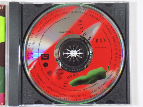 David Byrne Rei Momo Cd Francia Latín Samba Salsa 1989 (Usado)