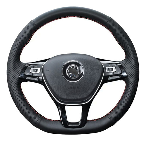 Cubre Volante Funda Piel Volkswagen 2015 2016 17 18 19 20 21