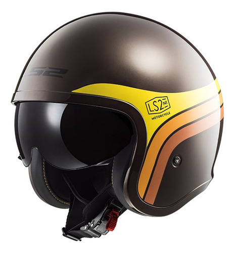 Casco Abierto Moto Ls2 599 Spitfire Parasol Color Marelli ®