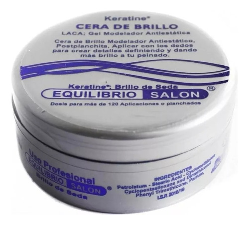 Cera De Brillo Keratine Laca/gel Modelador Antiestática