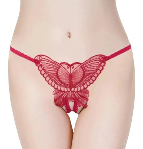 Bragas Tanga De Mariposa Abierto Hilo Dental Bonita Mujer