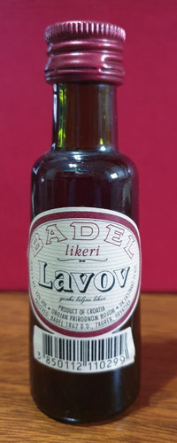 Badel Likeri Lavov - Botella Miniatura De Colección (Usado)