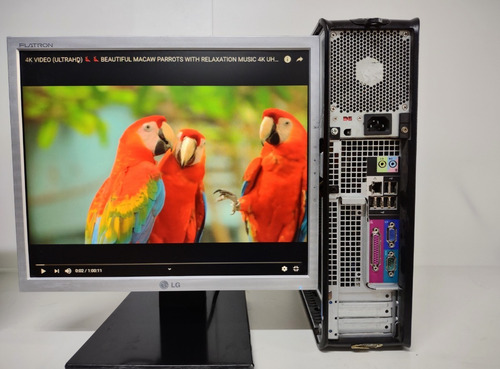 Imagem 6 de 6 de Kit Core 2 Duo Pc Dell + Monitor 17+mouse+teclado