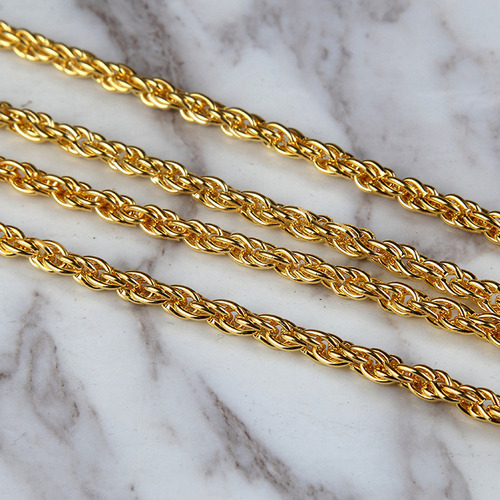 Xc Cadena Cubana Con Colgante De Diamantes De Imitación