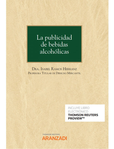 Libro La Publicidad De Bebidas Alcohólicas (papel + E-book)