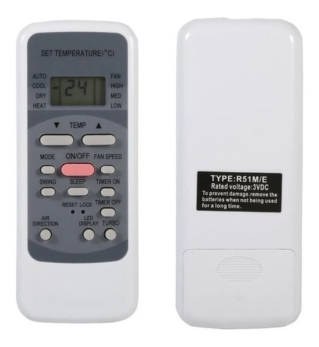 Control Remoto Aire Acondicionado Philco Electrolux Carrier