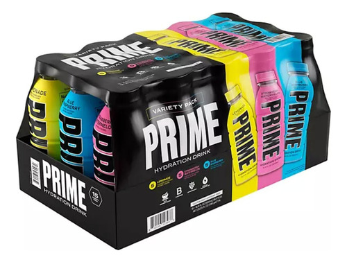 Bebida Prime Hidratación Paquete Surtido 15 Pack 