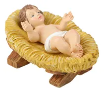 Comprar Figura Del Niño Jesús En Pesebre Manualidad Del Niño Jesús E