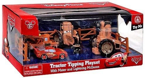 Bootool (tm) Disney Parks Cars Land Tractor Tipping Set Con.