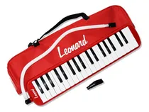 Comprar Melódica Pianica Leonard 37 Notas Con Funda M37ard Color Rojo