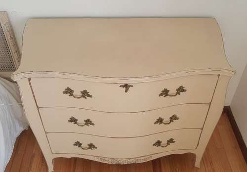 Comoda Antigua Estilo Frances Beige (Reacondicionado)