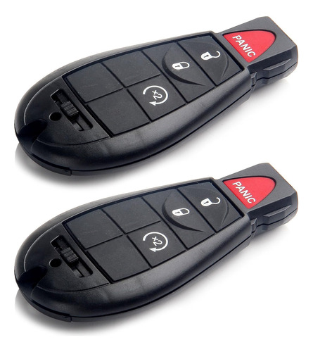 M3n5wy783x 2x 4 Button Uncut Key Fob   Fit For Dodge Du...