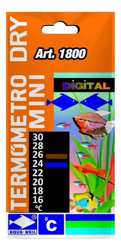 Termometro Digital Mini Acuario Pecera Peces 1800 Color No