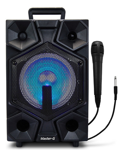 Parlante Master G Spb8b Karaoke Bluetooth Con Micrófono