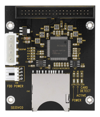 Adaptador Tarjeta Sd Ide Memoria 3.5 40pin Macho Hdd Digital