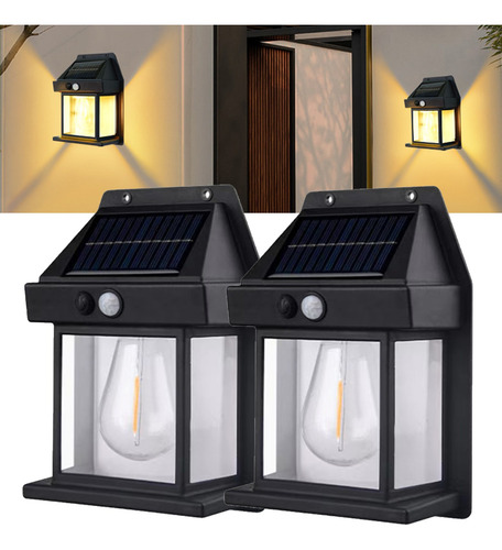 Gosun® Lámpara Solar Impermeable De Tungsteno Con Sensor