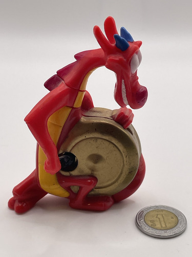 Mushu Dragon De Mulan Mini Figura 8cms Original Disney Mcdon (Usado)