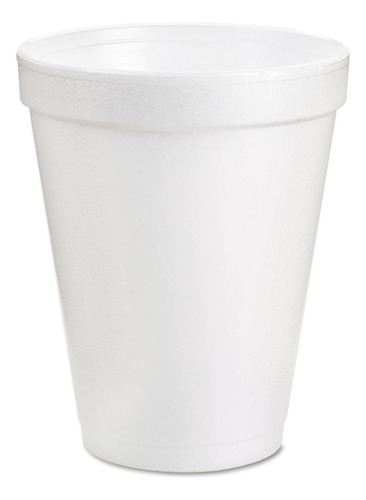 Dart 8j8 Vaso Aislado De Poliestireno, 8 Oz, Blanco, 1000 Un