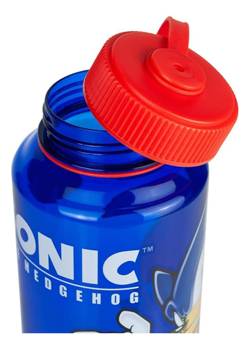 Just Funky Sonic The Hedgehog Botella De Agua De Plástico '