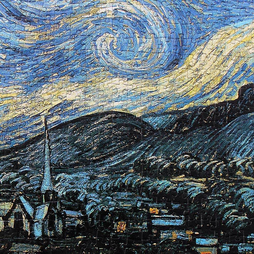 Rompecabezas Funny Land Starry Night Van Gogh 1000 Piezas