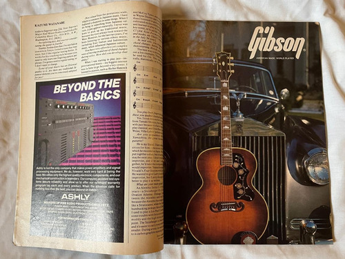 Revista Guitar Player Geddy Lee. Abril 1986 (Usado)