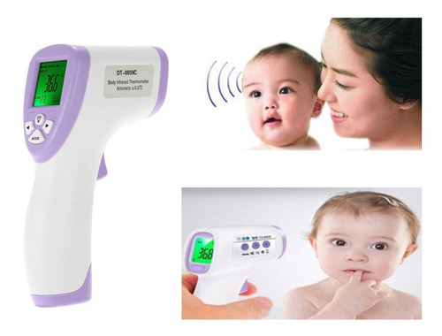 Termómetro Digital Lcd Infrarrojo Para Bebés Sin Contacto