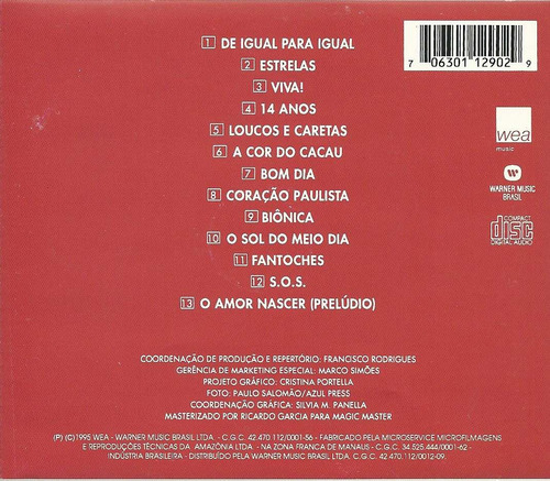 Cd Guilherme Arantes - Geração Pop 2 (original E Lacrado)
