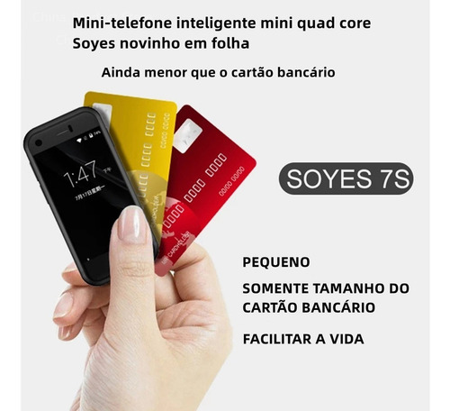 Soyes 7s Mini Backup Smartphone Pantalla De 2,54 Pulgadas 3g
