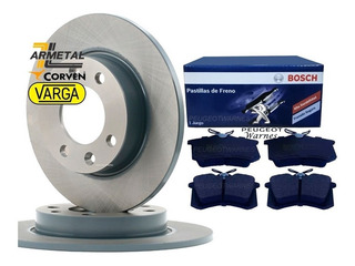 Pastillas Set Para Citroen DS3 1.6 HDI 115 2013-2015 Bosch Eje Trasero Discos De Freno