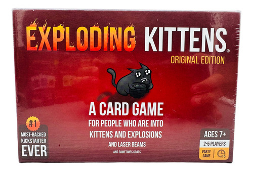 Juego De Cartas Exploding Kittens Original En Inglés