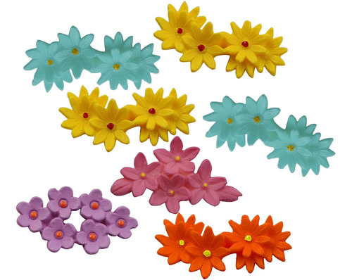 Floretes Artificiales De Color, Pequeñas Flores En Miniatura
