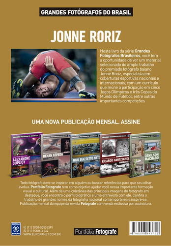 Portfólio Fotografe Edição 12 - Jonne Roriz, de Editora Europa. Editorial Editora Europa Ltda., capa mole em português, 2022