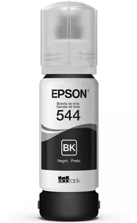 Garrafa De Tinta Ecotank Epson Preto T544 Original - T544120