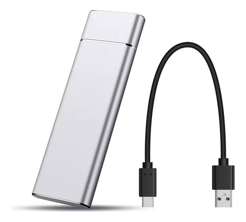 - Mini Disco Rígido Externo Ssd Para Laptop De 30 Tb, Prata