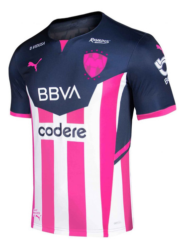 Jersey Original Puma Rayados Monterrey Pink Project Jugador