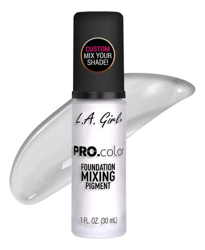 Base de maquillaje líquida L.A. Colors Pro PRO.color PRO.COLOR FOUNDATION MIXING PIGMENT tono white - 30mL 30g