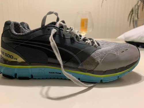 Zapatillas Puma Faas Color Gris Talle 36 1/2 Ultra Livianas!