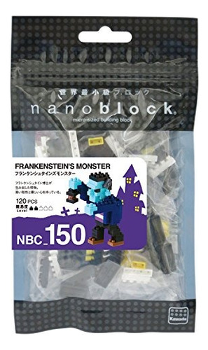 Mini Bloques Armables Frankenstein Nanoblock Halloween Cantidad De Piezas 120
