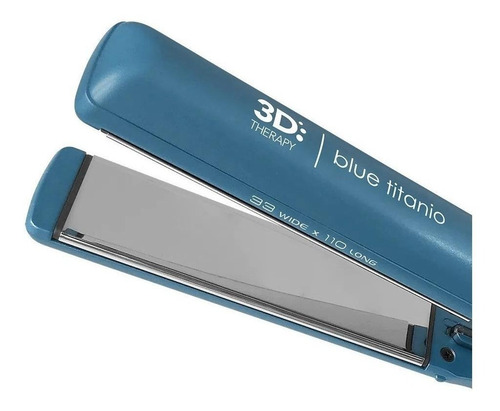Imagen 3 de 3 de Plancha de cabello GA.MA Italy Starlight W&L Blue Titanio 3D azul y gris 110V/220V