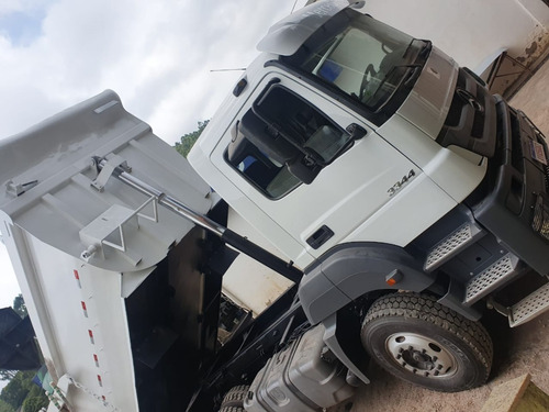 Mercedes-benz Axor 3344 K 6x4 Ano 2013 Caçamba Traçado