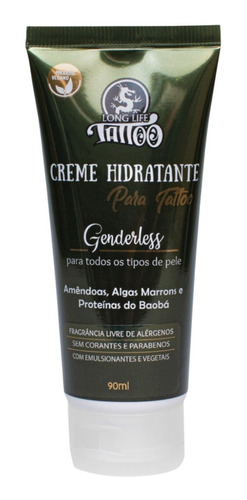 Hidratante Vegano Genderless Para Tattoo 90 Ml- Realça A Cor