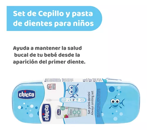 Chicco Set Viaje Cepillo Y Pasta De Dientes Azul 50ml - Oferfarma