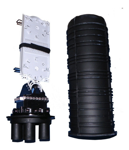 Cierre Vertical Fibra Óptica Color Negro Oscv-144